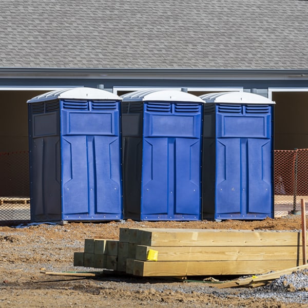 are there any restrictions on what items can be disposed of in the porta potties in Indian Wells